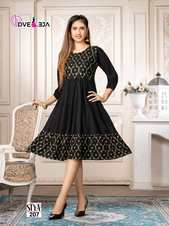 Dveeja Siya 2 New Designer Ethnic Wear Rayon Latest Kurti Collection